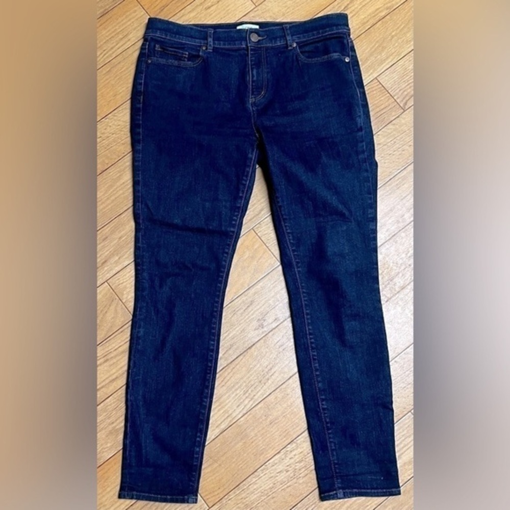 Loft Modern Skinny Jeans Dark‎ Wash size 10